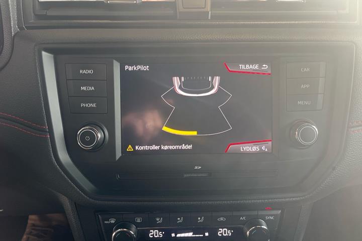 Rød Seat Arona fra 2020