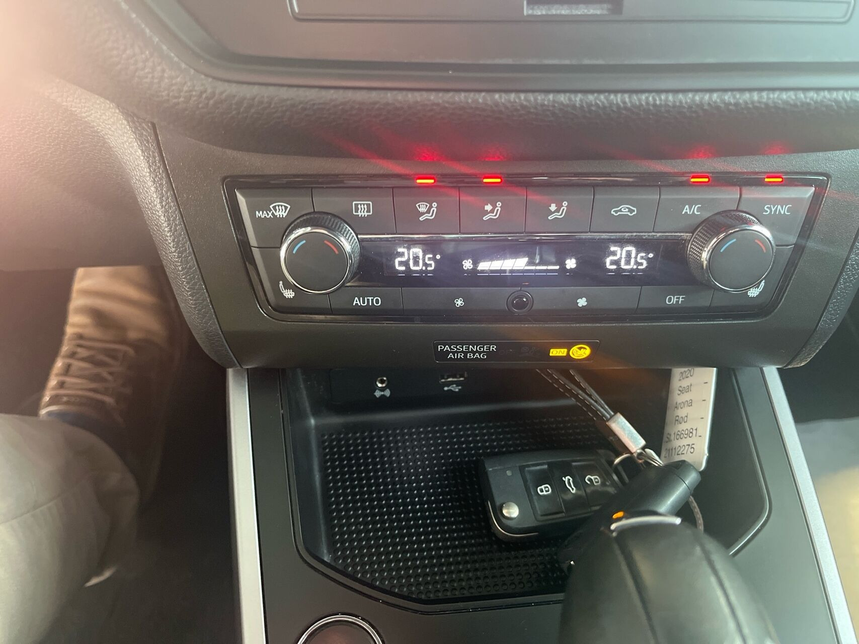 Rød Seat Arona fra 2020