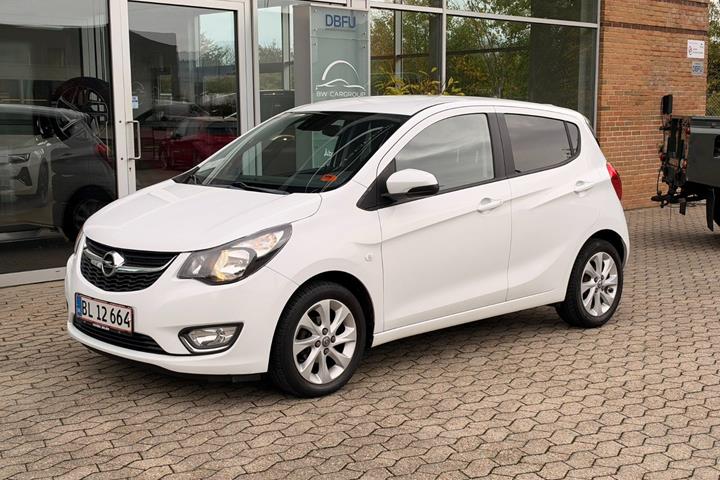 Hvid Opel Karl fra 2016