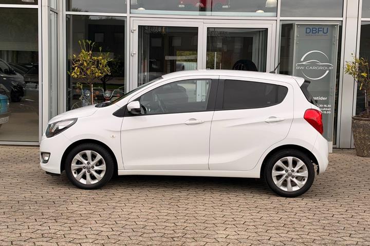 Hvid Opel Karl fra 2016