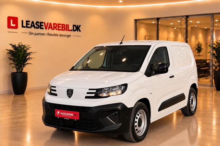 Hvid Peugeot e-Partner fra 2026