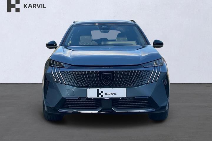 Blå Peugeot e-5008 fra 2025