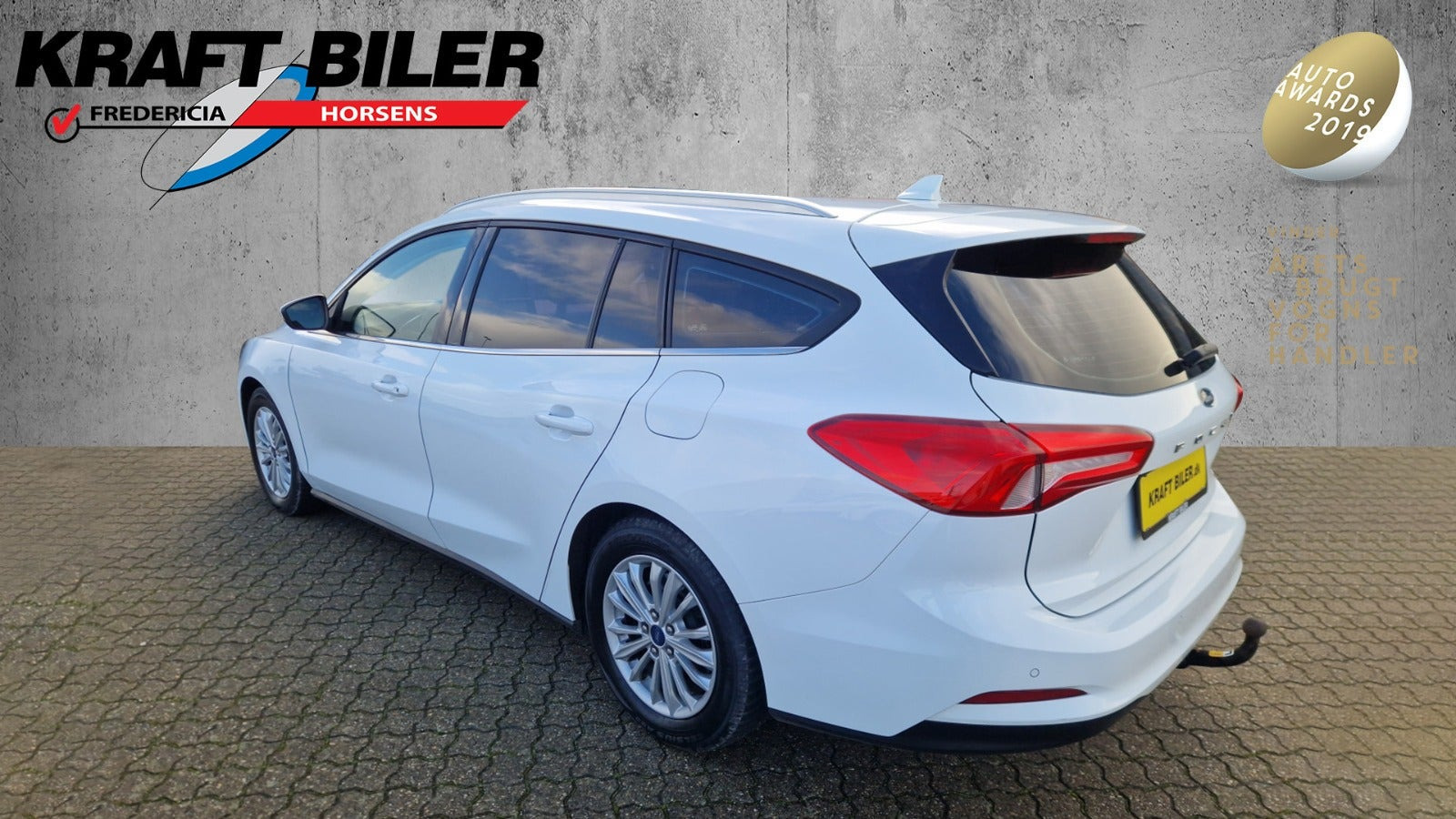 Hvid Ford Focus fra 2020
