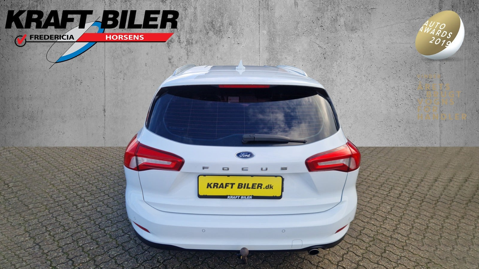 Hvid Ford Focus fra 2020