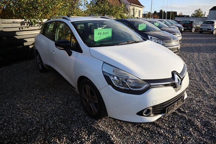 Hvid Renault Clio IV fra 2014