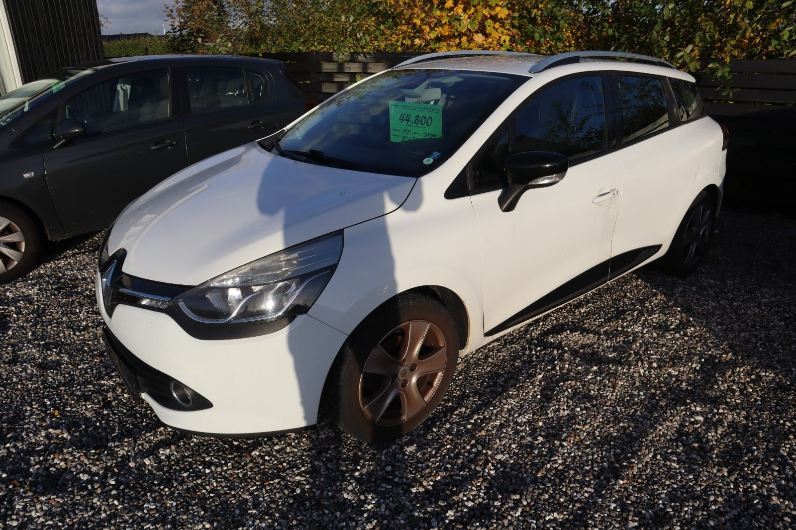Hvid Renault Clio IV fra 2014