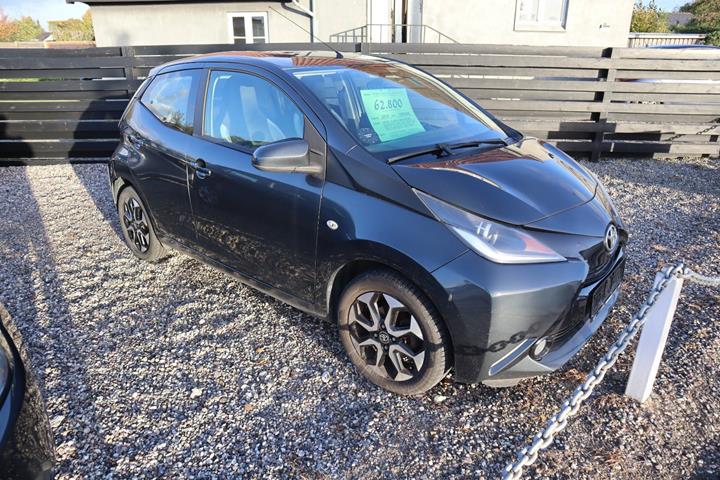 Sort Toyota Aygo fra 2015