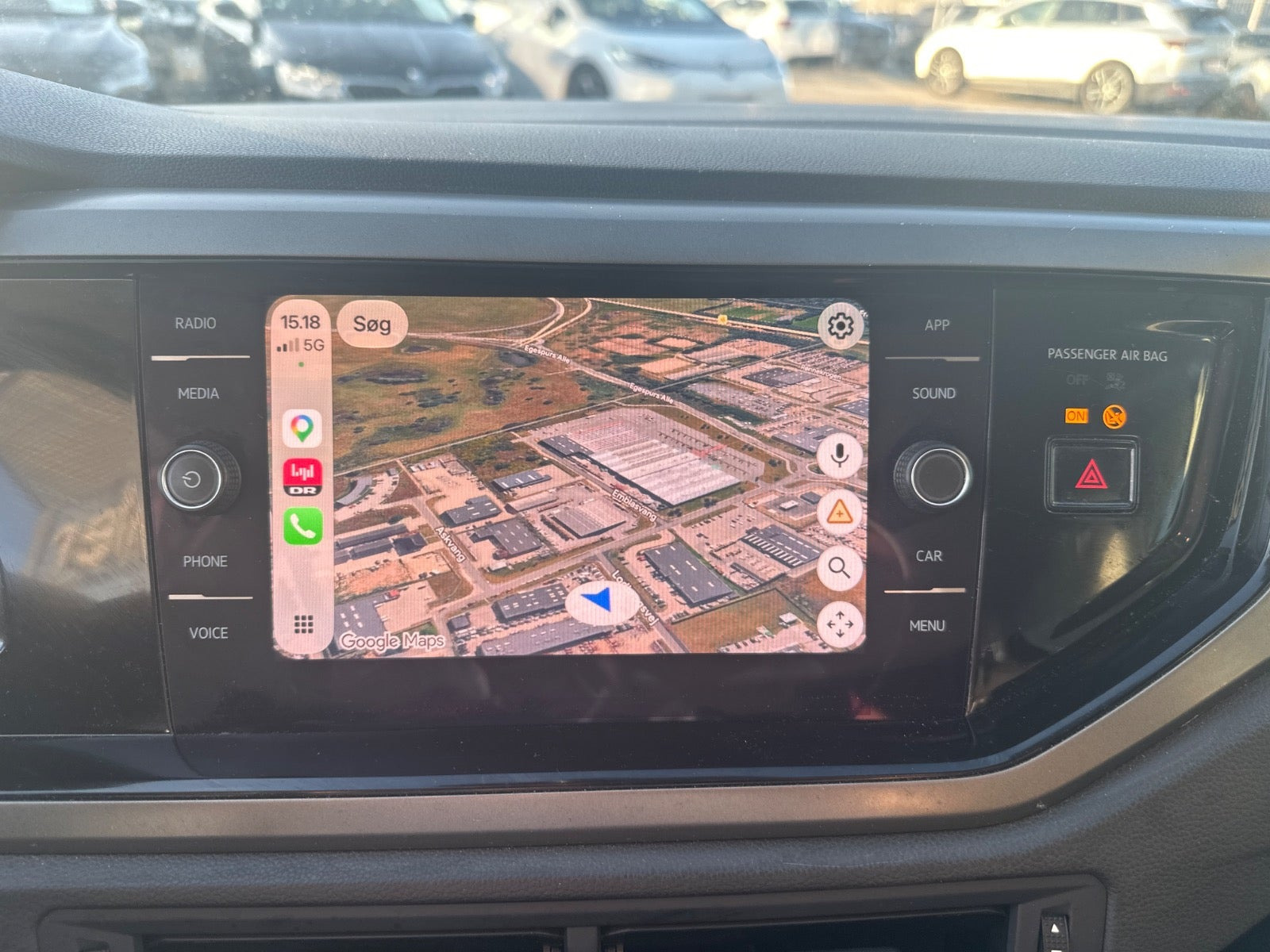 Sort VW Polo fra 2020