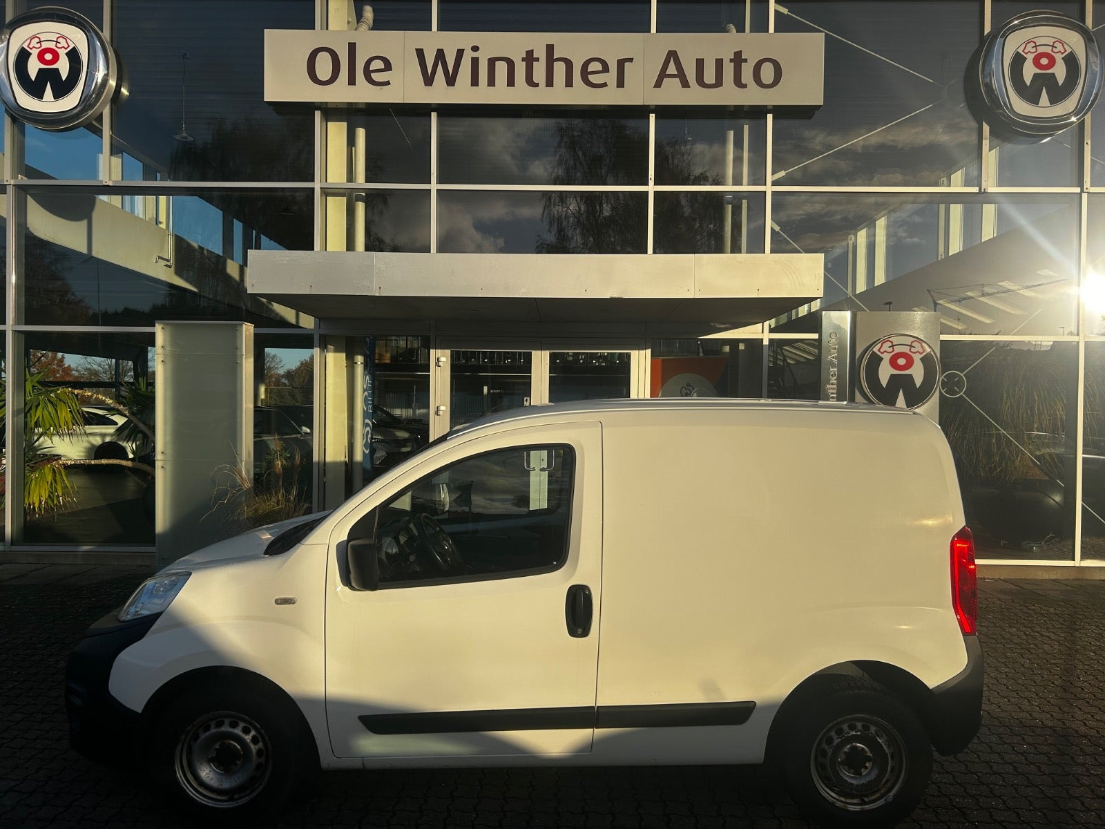 Hvid Fiat Fiorino fra 2016