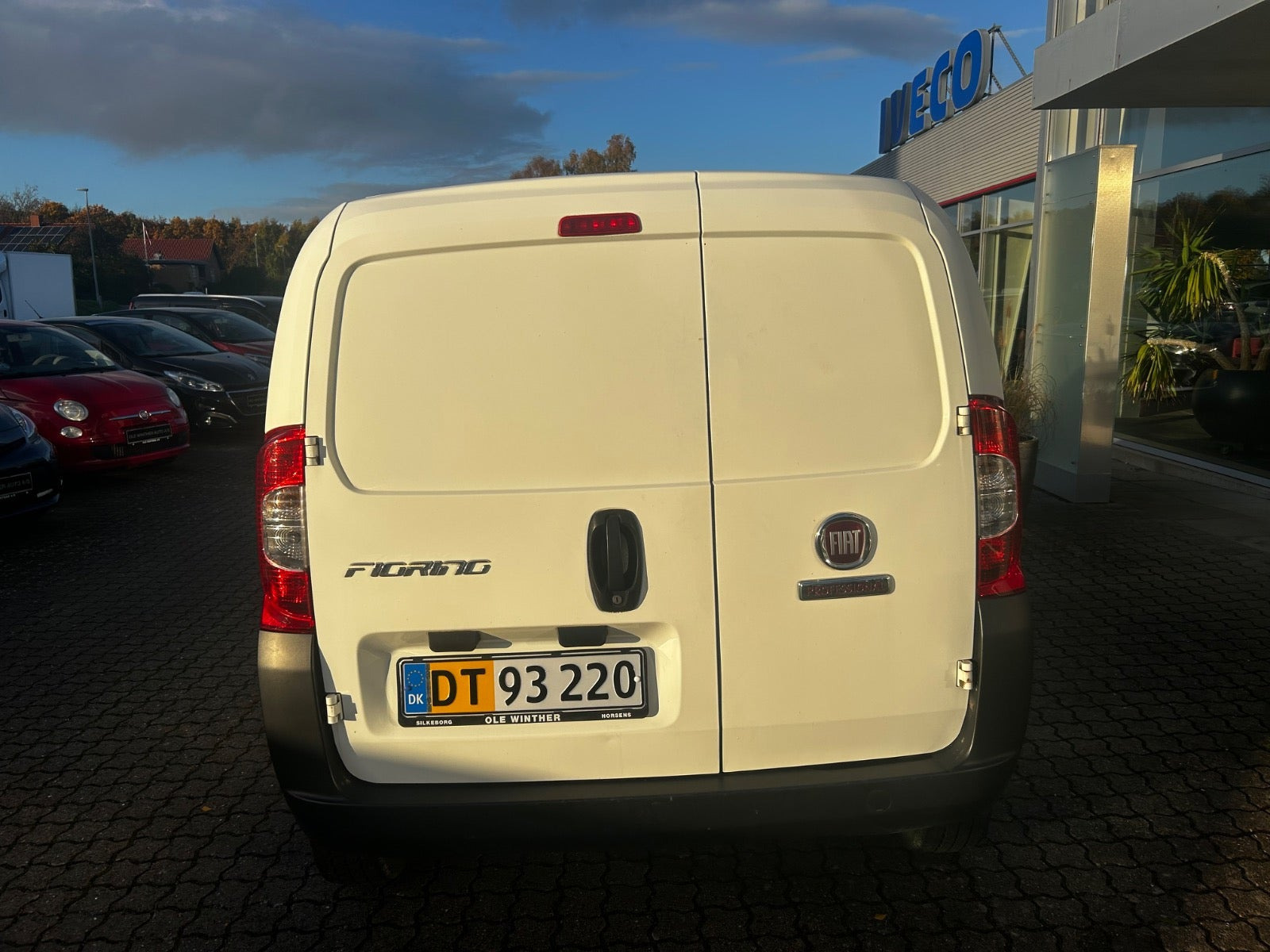 Hvid Fiat Fiorino fra 2016