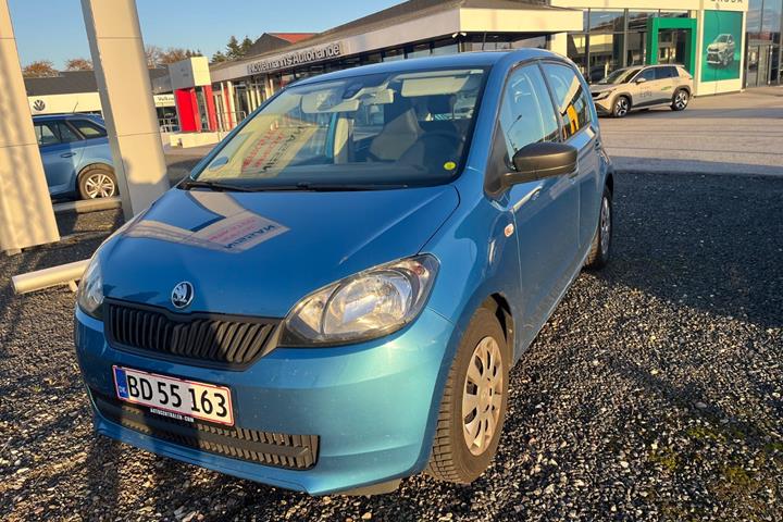 Blå Skoda Citigo fra 2017