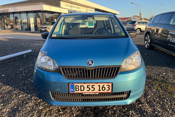 Blå Skoda Citigo fra 2017