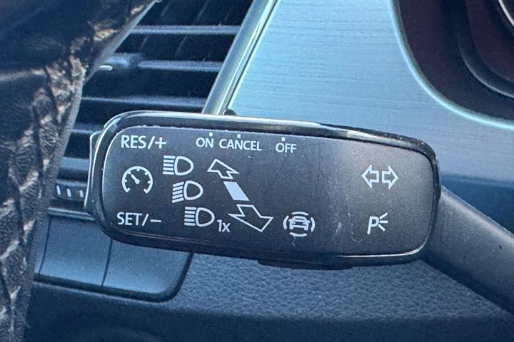 Blå Skoda Fabia fra 2020