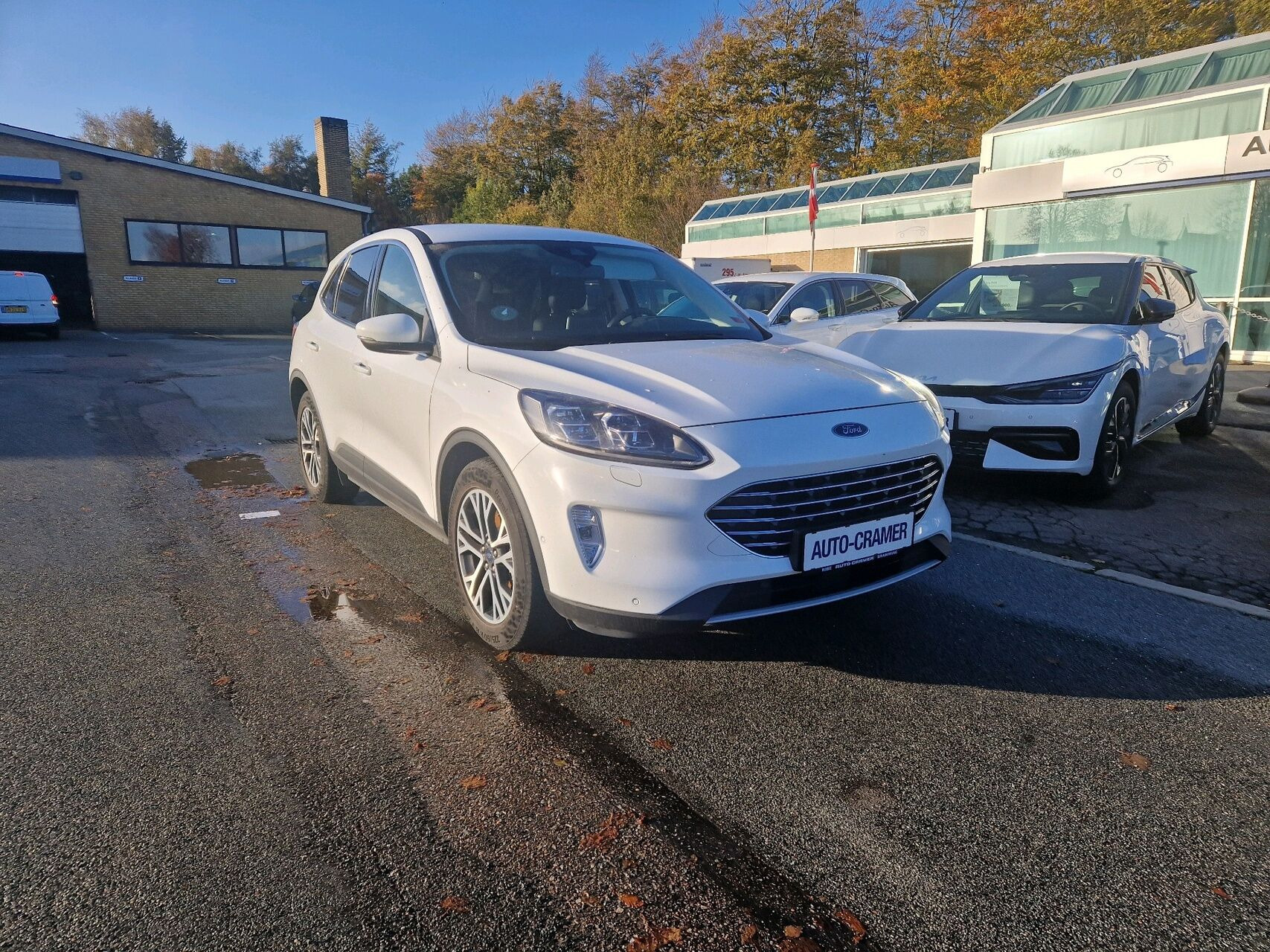 Hvid Ford Kuga fra 2020