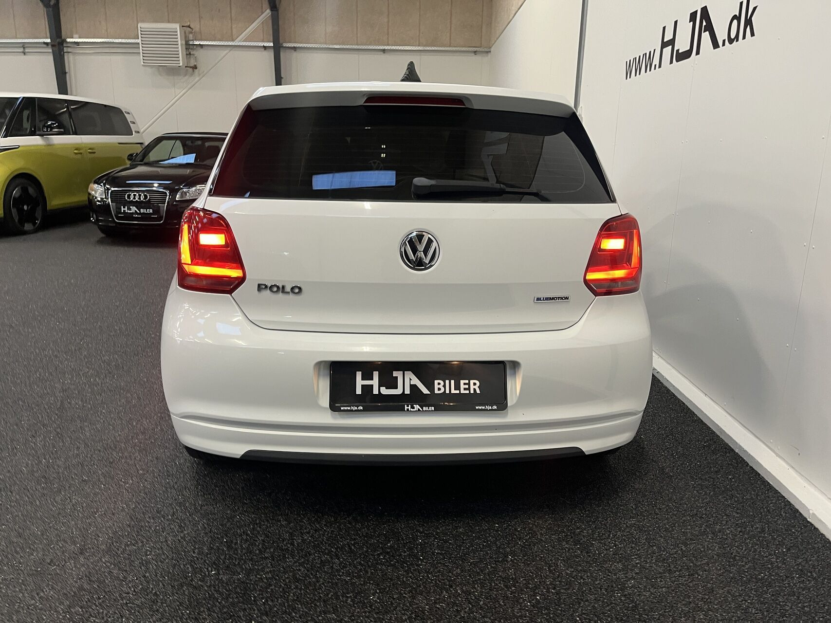 Hvid VW Polo fra 2014