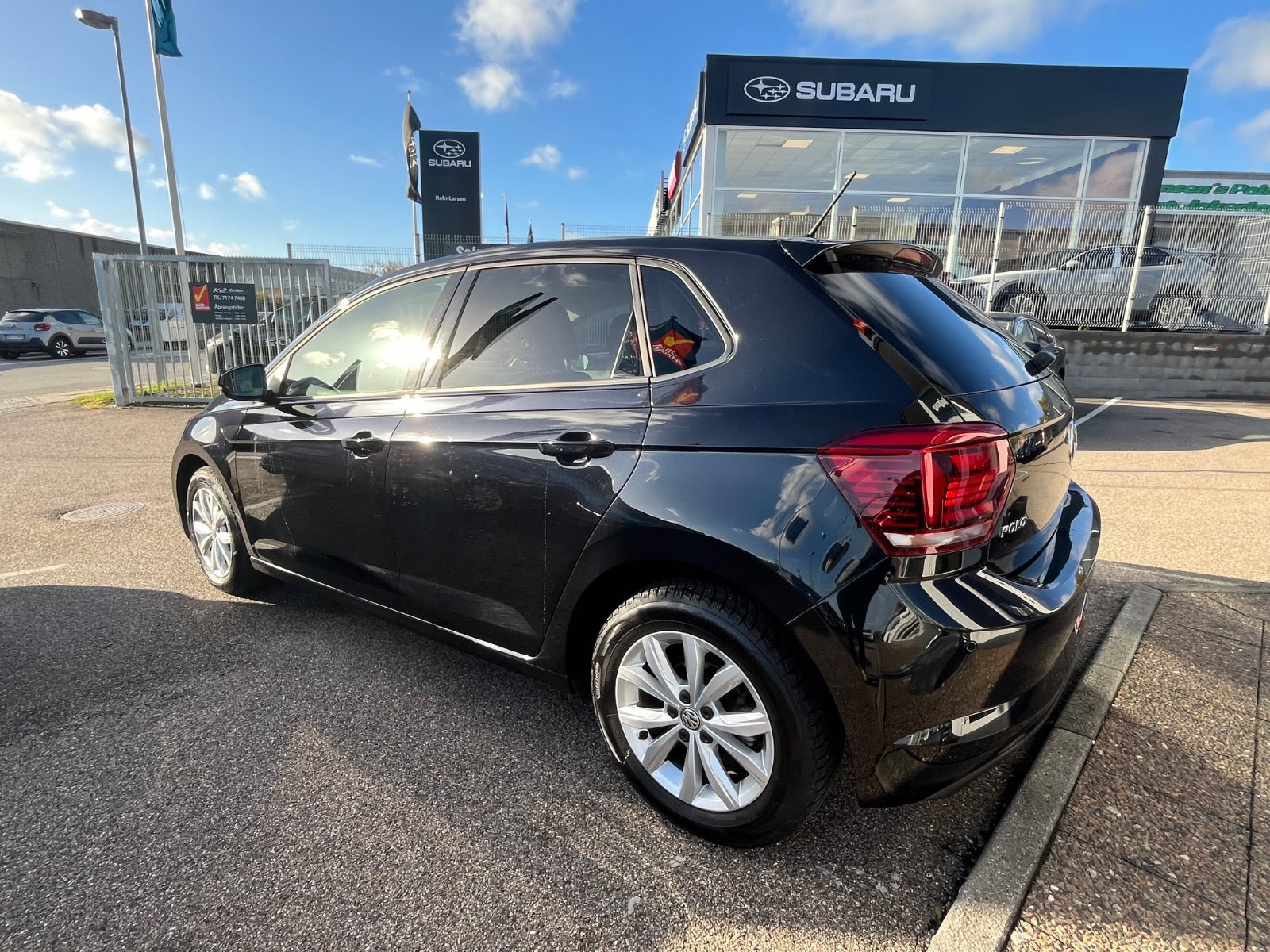 Sort VW Polo fra 2020