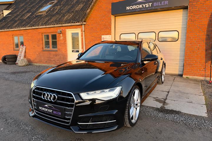 Sort Audi A6 fra 2017
