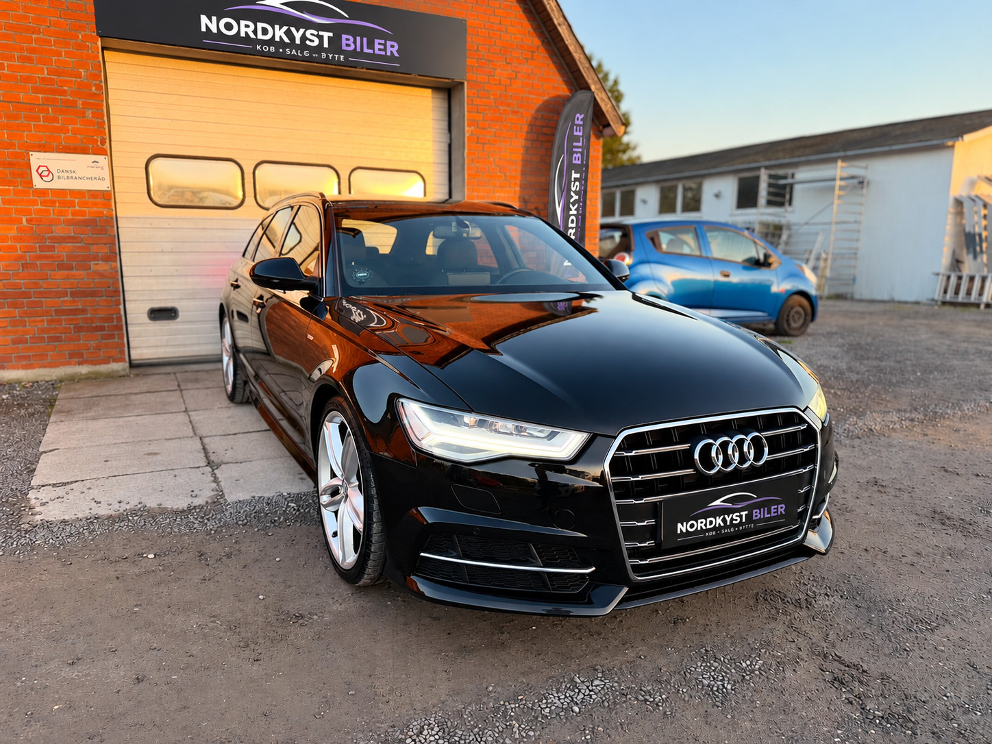 Sort Audi A6 fra 2017