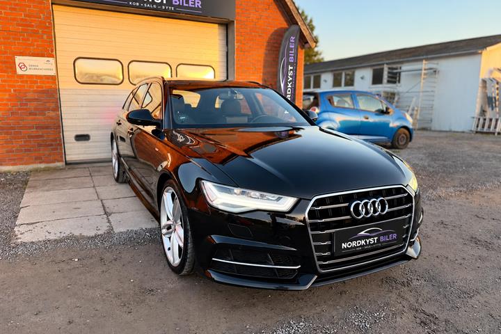 Sort Audi A6 fra 2017