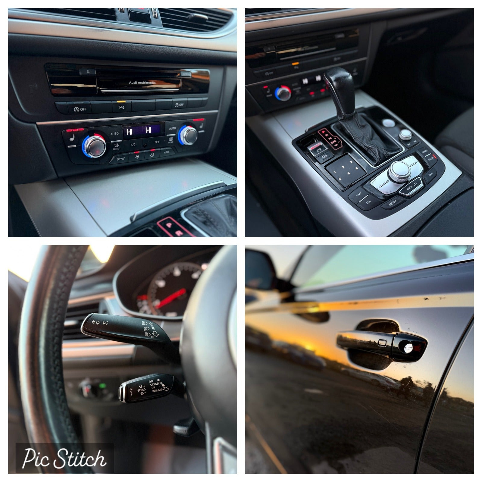 Sort Audi A6 fra 2017