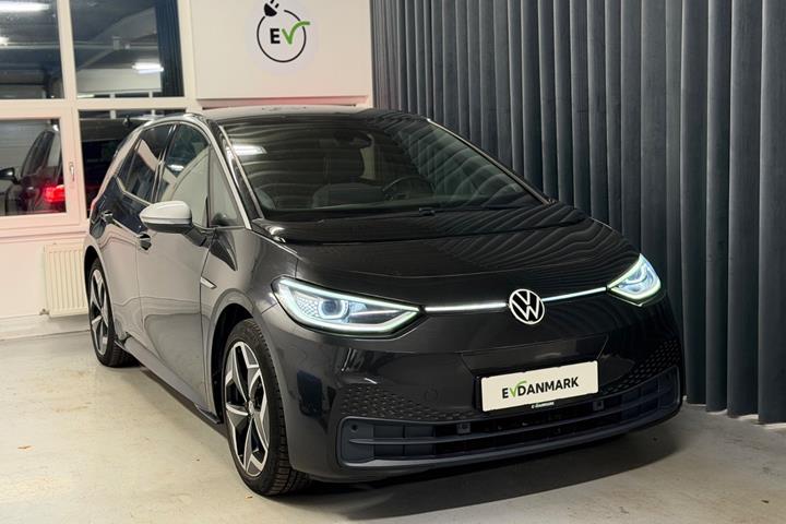 Grå VW ID.3 fra 2020