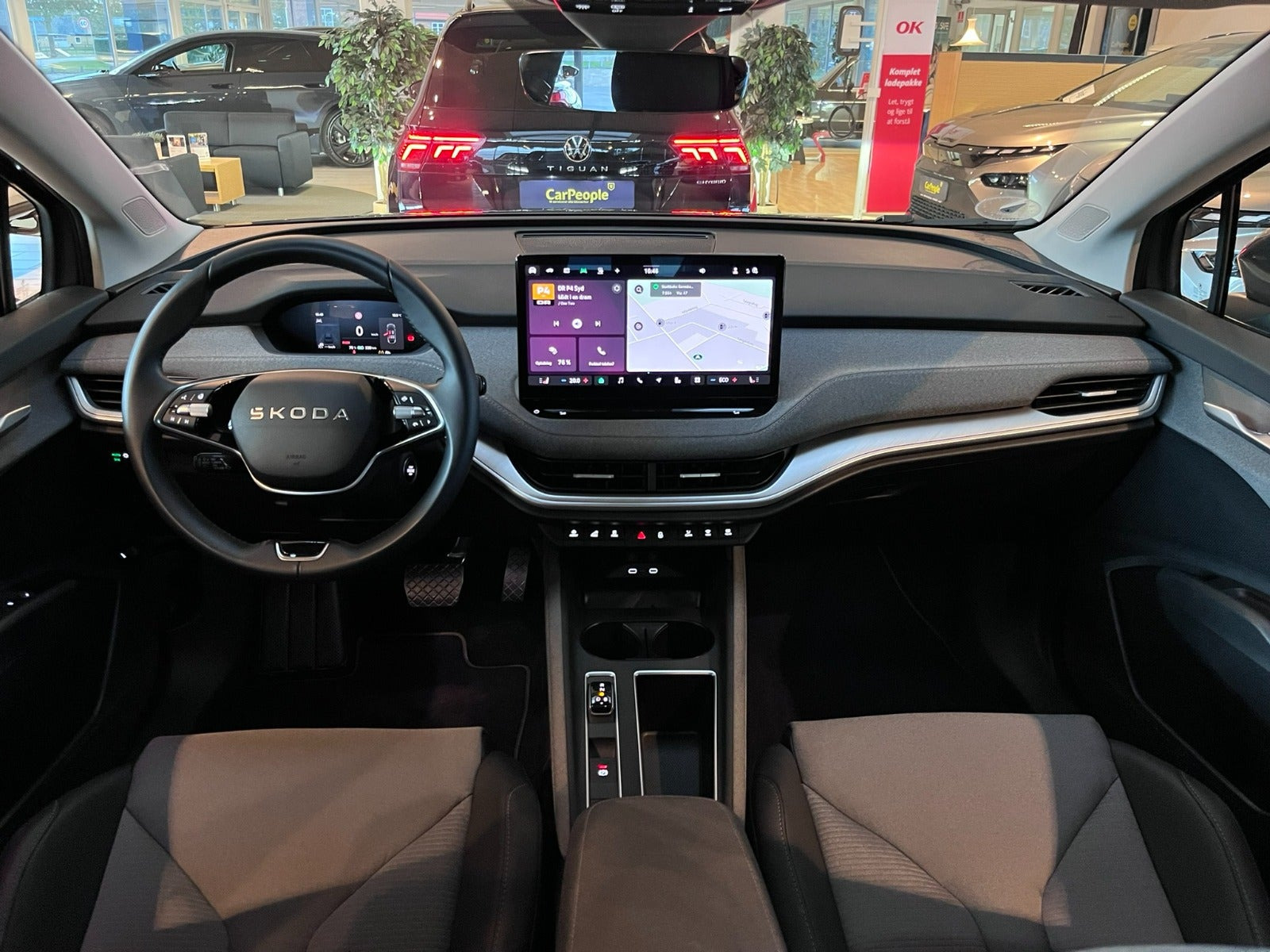 Grå Skoda Enyaq fra 2026