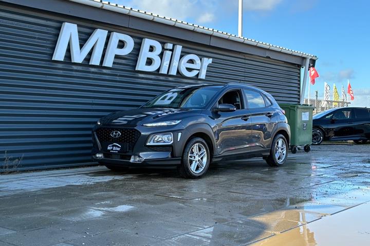 Grå Hyundai Kona fra 2018