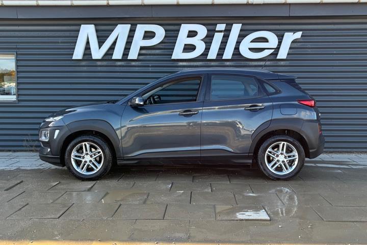 Grå Hyundai Kona fra 2018