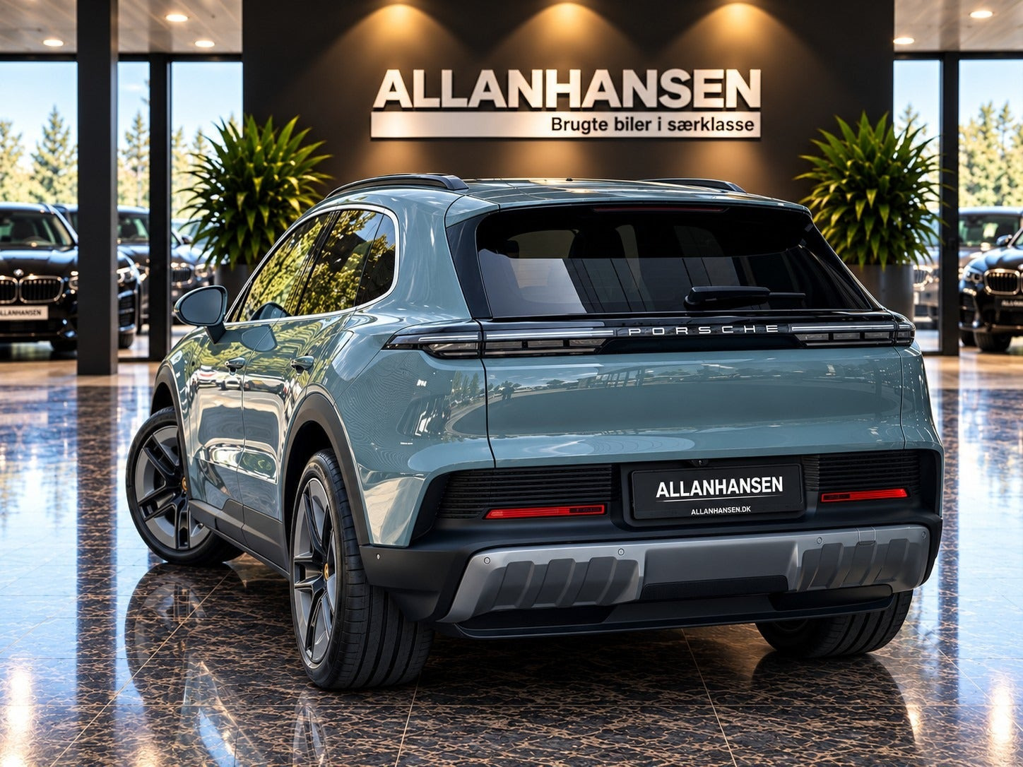 Grøn Porsche Cayenne fra 2026