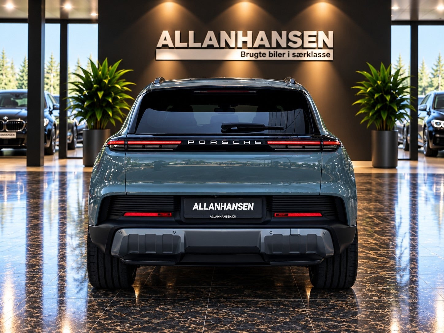 Grøn Porsche Cayenne fra 2026