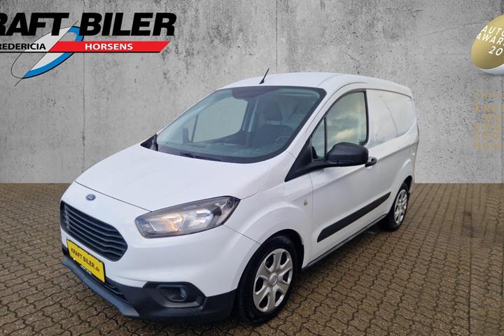 Hvid Ford Transit Courier fra 2019