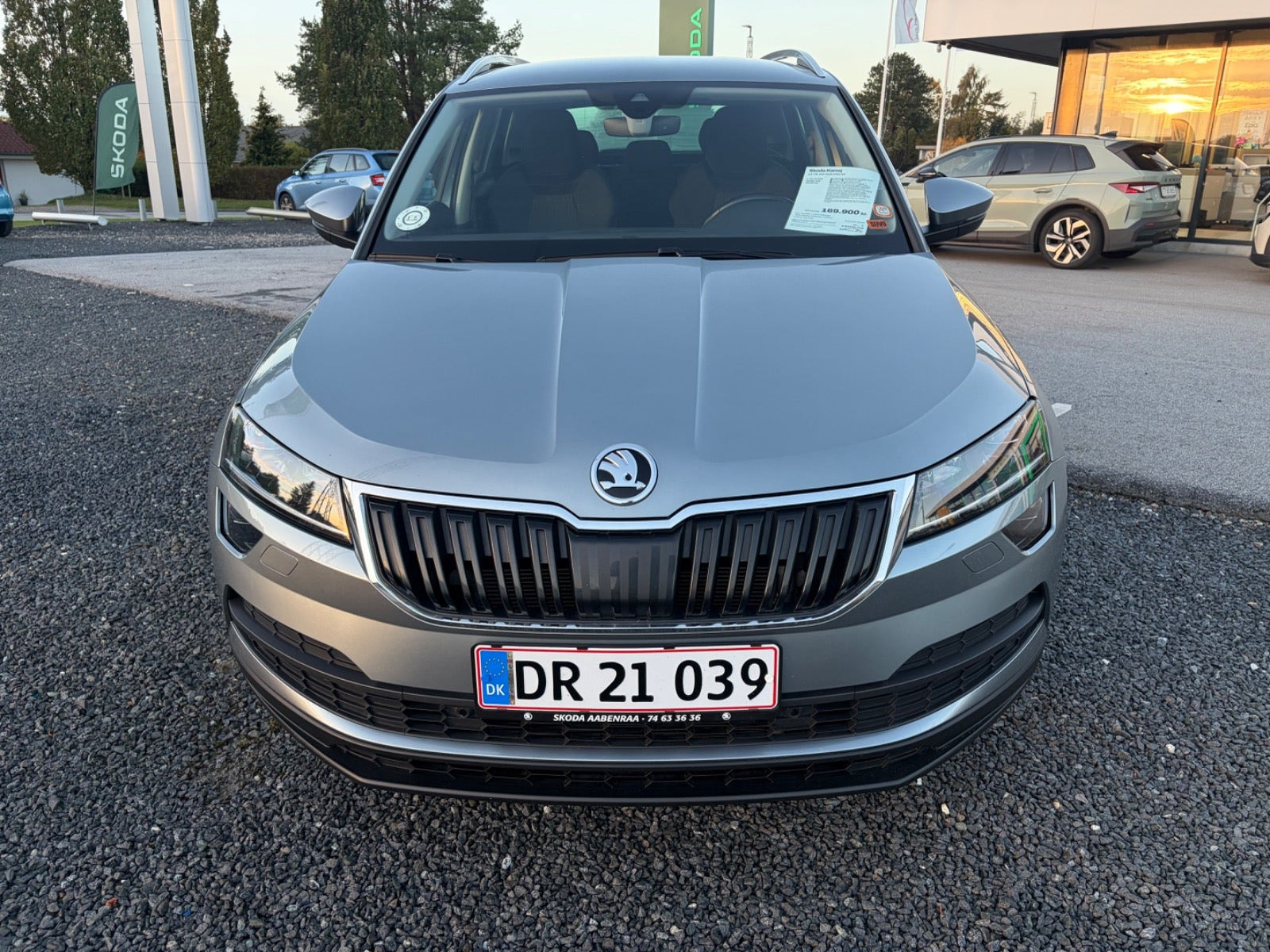 Blå Skoda Karoq fra 2019