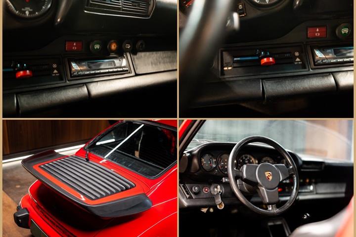 Rød Porsche 911 fra 1979