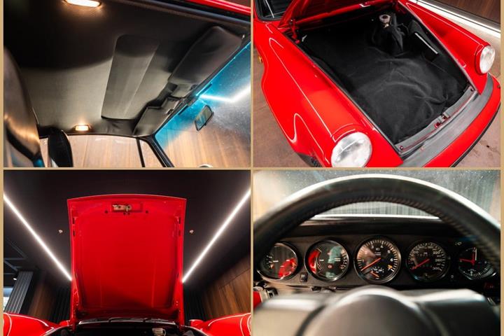Rød Porsche 911 fra 1979
