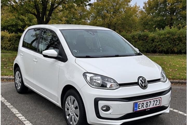 Hvid VW UP! fra 2018