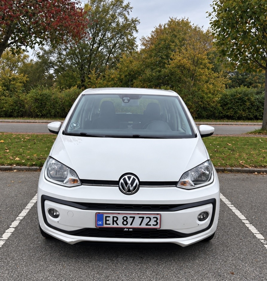 Hvid VW UP! fra 2018