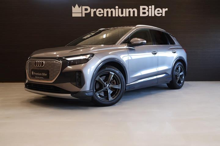 Grå Audi Q4 e-tron fra 2022