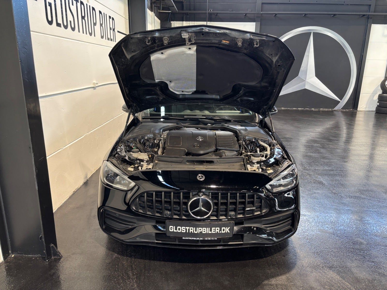 Sort Mercedes C300 e fra 2022