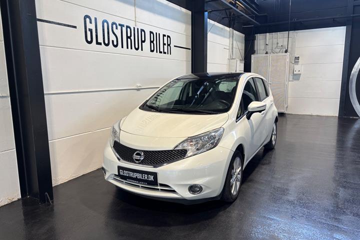 Hvid Nissan Note fra 2014