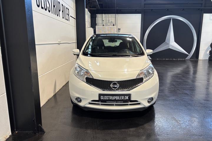 Hvid Nissan Note fra 2014