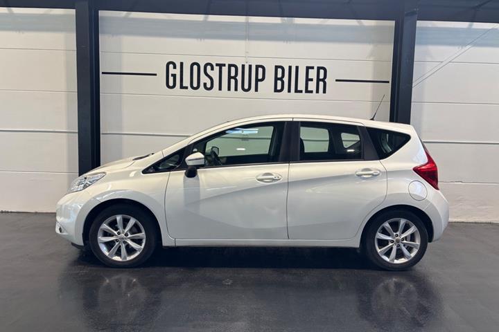 Hvid Nissan Note fra 2014