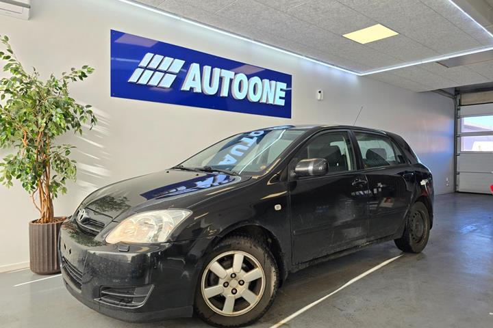 Sort Toyota Corolla fra 2006