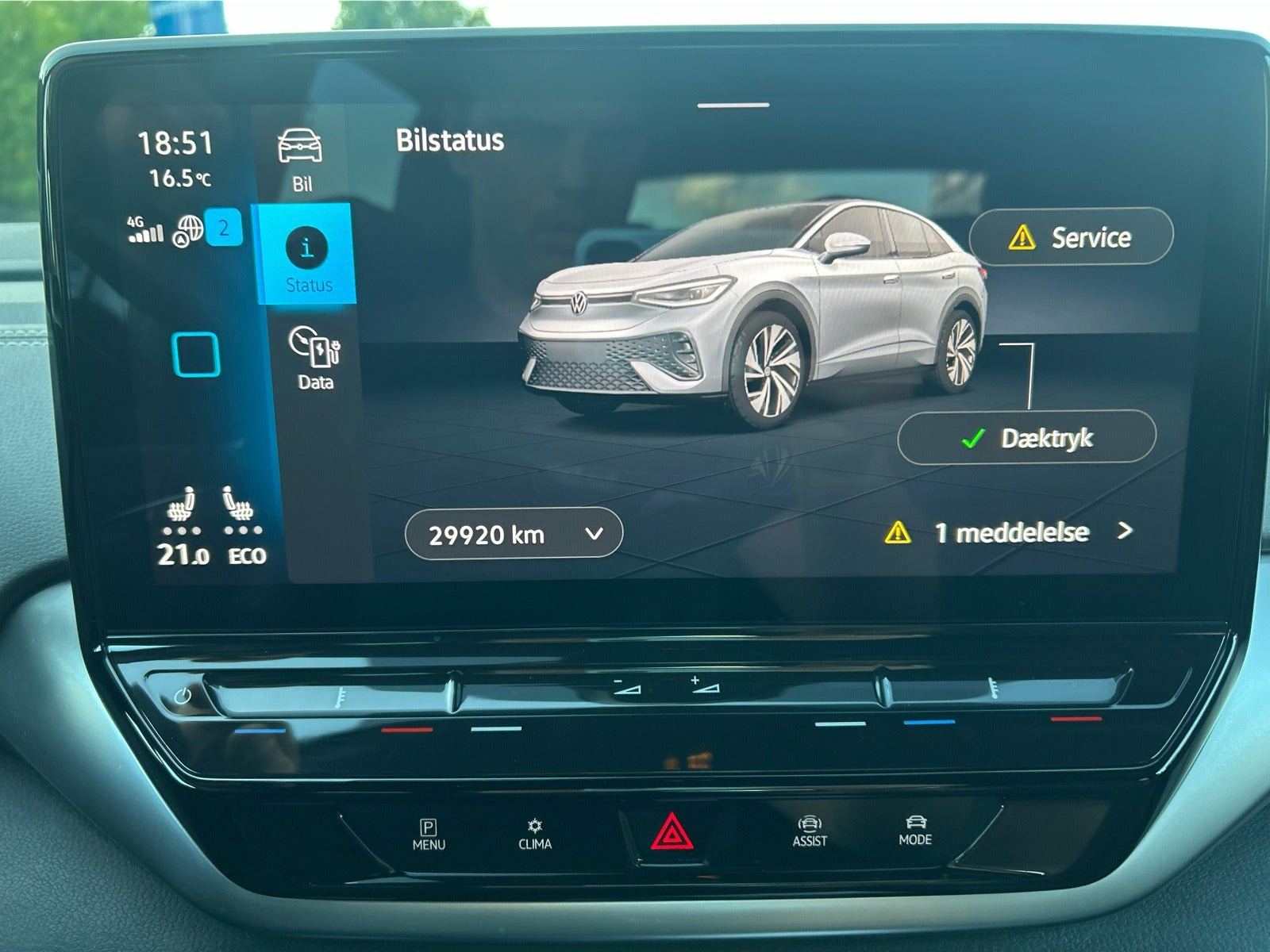 Hvid VW ID.5 fra 2023
