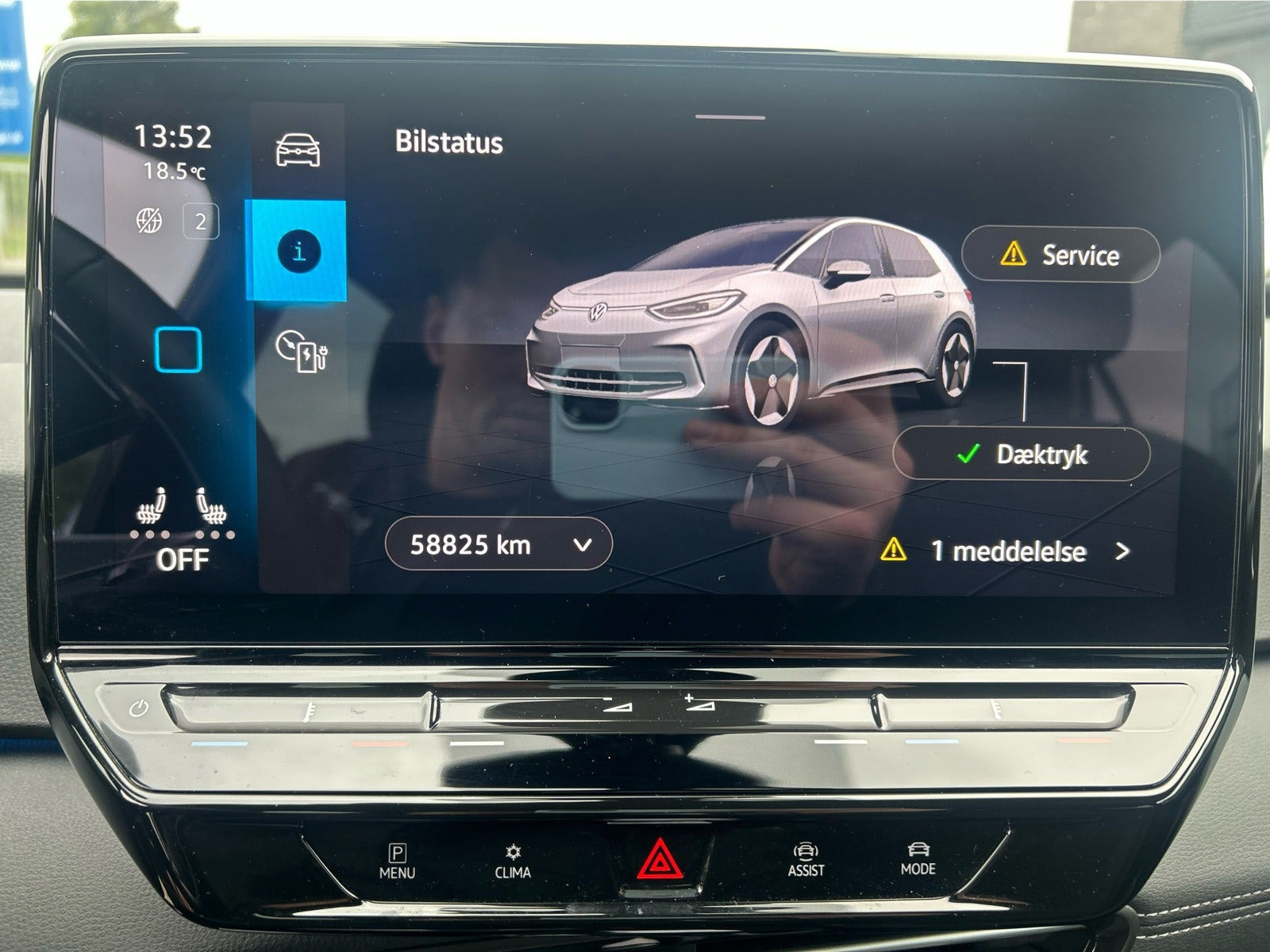 Hvid VW ID.3 fra 2024
