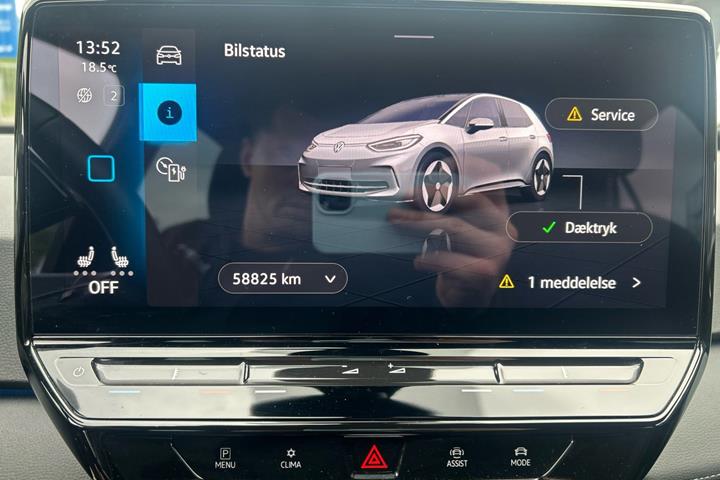 Hvid VW ID.3 fra 2024