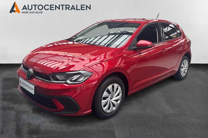 Rød VW Polo fra 2022