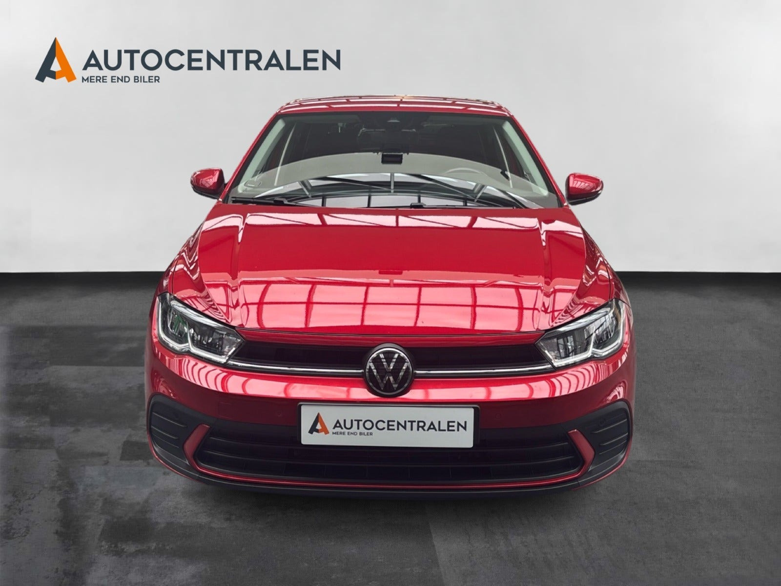 Rød VW Polo fra 2022