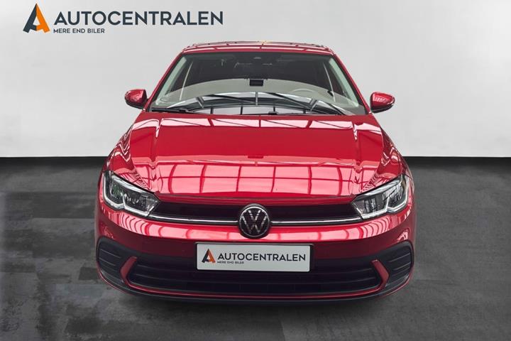 Rød VW Polo fra 2022