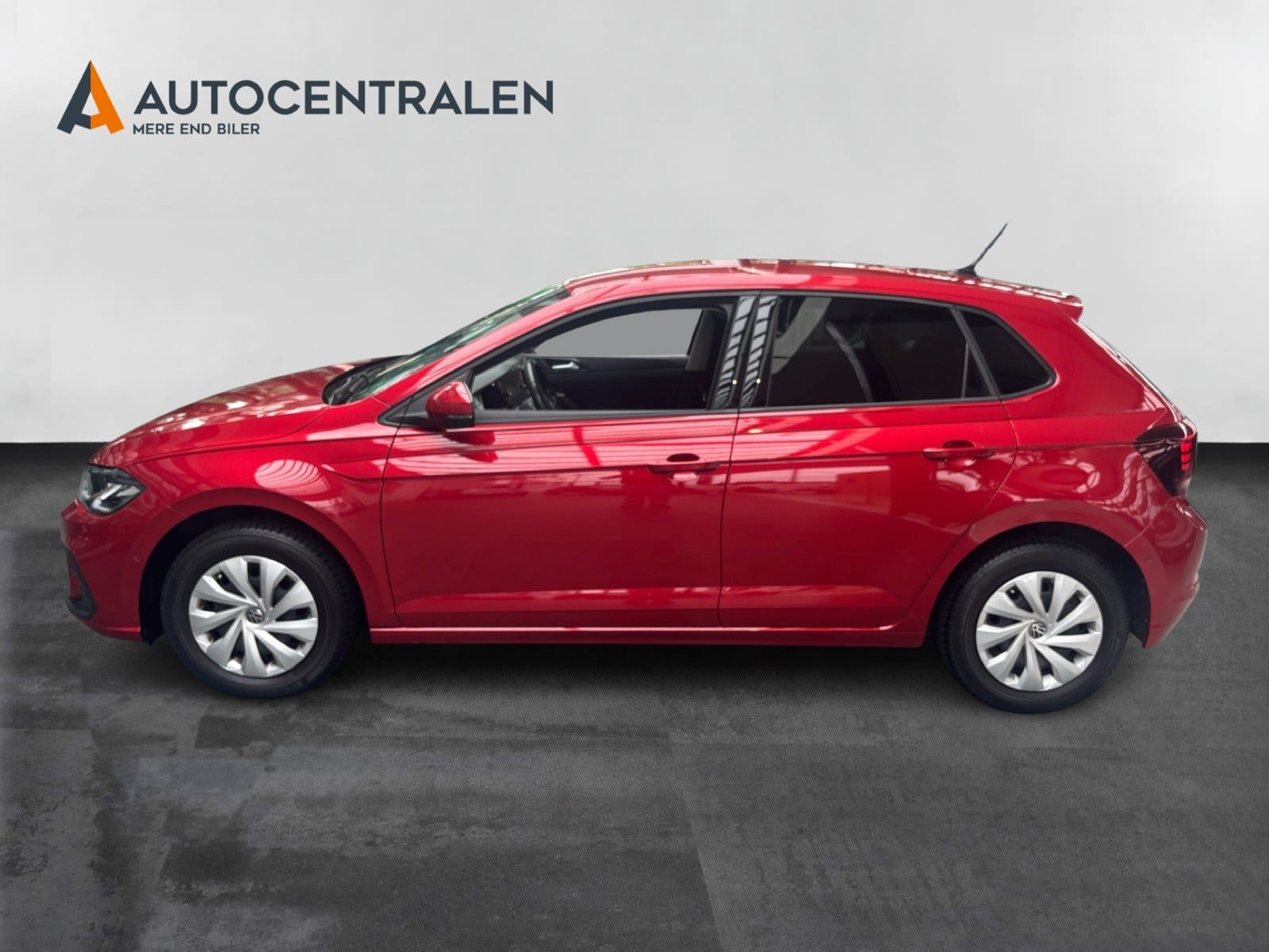Rød VW Polo fra 2022
