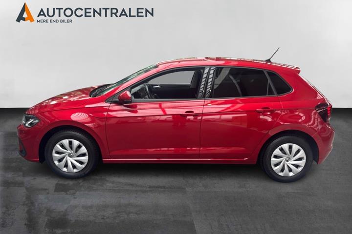 Rød VW Polo fra 2022